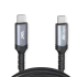 VALUE 11.99.9089 :: Кабел USB4 Gen3x2, Type C - C, M-M, 240W, черен, 0.8 м снимка 3