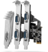 Мрежова LAN карта/адаптер Serial card RS232, PCI-E, 4xCom port, AXAGON PCEA-S4N снимка 1