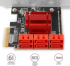 Мрежова LAN карта/адаптер PCI-E Card, 6x SATA, AXAGON PCES-SA6 снимка 3