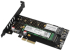 Мрежова LAN карта/адаптер PCI-E Card, M.2 NVMe and M.2 SATA, AXAGON PCEM2-DC снимка 2
