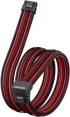 Други 1stPlayer модулен кабел Custom Sleeved Modding Cable Black-Red - PCIe 5.0 снимка 2