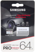 MicroSD card Samsung PRO Endurance 64 GB снимка 3