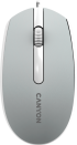 Мишка Canyon M-10, с кабел, 1000 dpi, подходяща за лява ръка, сив цвят снимка 1