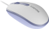 Мишка Canyon M-10, с кабел, 1000 dpi, подходяща за лява ръка, бял/лилав цвят снимка 4