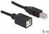 Кабел Delock USB-B мъжко - USB-B женско, 5 м, USB2.0 снимка 2