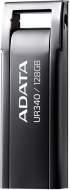 ADATA UR340,128 GB, 100 MB/s, USB 3.2, Метален корпус, Черен снимка 2