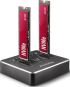 Докинг станция AXAGON ADSA-M2C DUAL NVMe CLONE MASTER DOCK SuperSpeed USB-C 10 Gbps снимка 2