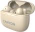 Слушалки Canyon OnGo 10 ANC TW, Микрофон, In-Ear, Bluetooth 5.3, USB-C, Бежов снимка 4