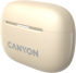 Слушалки Canyon OnGo 10 ANC TW, Микрофон, In-Ear, Bluetooth 5.3, USB-C, Бежов снимка 6