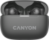 Слушалки Canyon OnGo 10 ANC TW, Микрофон, In-Ear, Bluetooth 5.3, USB-C, Черен снимка 2