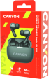 Слушалки Canyon OnGo 10 ANC TW, Микрофон, In-Ear, Bluetooth 5.3, USB-C, Черен снимка 8