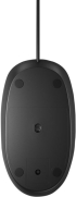 Мишка HP 128, с кабел, лазерен сензор, 1200 dpi, черен цвят снимка 3