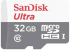 Micro SDHC 32GB Cl10 + SD Adapter, SanDisk Ultra снимка 1