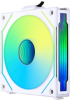 Вентилатор Lian-Li UNI SL-INF Reverse Blade, 120 мм, ARGB PWM, Бял снимка 2