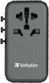Принадлежност за смартфон Verbatim UTA-06 GaN III, 2x USB-C, 2x USB 3.0, 100W снимка 3