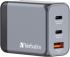 Принадлежност за смартфон Verbatim GNC-65 GaN Charger 3 Port 65W USB A-C (EU-UK-US) снимка 1
