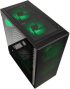 Кутия Kolink Observatory HF Mesh ARGB TG Mid-Tower, Черна снимка 2