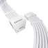 Други 1stPlayer модулен кабел Custom Sleeved Modding Cable White - PCIe 5.0 12VHPWR снимка 1