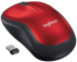 Мишка Logitech Mouse M185 - Red снимка 2
