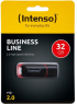 Intenso Business Line, 32GB, USB 2.0, скорост на четене 28MB/s, на запис 6.50MB/s снимка 2