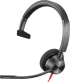 Слушалки HP Poly Blackwire 3310 Monaural USB-C Headset +USB-C-A Adapter, Черни снимка 2