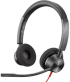 Слушалки HP Poly Blackwire 3320 Stereo USB-C Headset +USB-C-A Adapter, Черни снимка 2