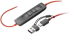 Слушалки HP Poly Blackwire 3320 Stereo USB-C Headset +USB-C-A Adapter, Черни снимка 4