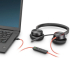 Слушалки HP Poly Blackwire 3320 Stereo Microsoft Teams Certified USB-C Headset +USB-C-A Adapter, Черни снимка 2