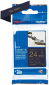 Касета за етикетен принтер BROTHER P-Touch 24mm dark blue-gold ribbon tape снимка 1
