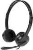 Слушалки Natec Canary, с кабел, вграден микрофон, оn-ear - върху ухо, черен цвят снимка 1