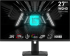 Монитор MSI G274QPF 27" 2560x1440, 400 nits, 170Hz, 1ms, HDMI, DP, USB- Type-C, VESA снимка 1