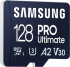 amsung PRO Ultimate, 128GB, 130 - 200 MB/s, MicroSD, U3, V30 + USB адаптер снимка 2