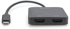 Кабел/адаптер DIGITUS DS-45338 :: 2-портов MST видео хъб USB-C - 2x HDMI 2.0, 4K-60Hz снимка 4