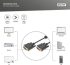 DIGITUS DB-320101-030-S :: Кабел DVI(24+1), 2x ferrit M-M, DVI-D Dual Link, 3.0 м снимка 3
