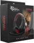 Геймърски White Shark GH-2040 :: Слушалки с микрофон, SERVAL, HEADSET, Черни/Червени снимка 6
