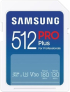 Карта памет Samsung PRO Ultimate, microSDXC, UHS-I, 512GB, Адаптер снимка 3