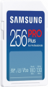 Карта памет Samsung PRO Plus, SD Card, 256GB, Бяла снимка 2