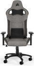 Геймърски стол Corsair T3 RUSH, от плат, 4D подлакътници, сив снимка 1