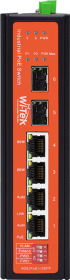 Комутатор/Суич Wi-Tek WI-PS306GF-I V2, 4x 10/100/1000 Mbps PoE, 2x 1000 SFP, 802.3 af/at, PoE 60W снимка 1