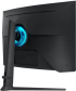 Монитор Samsung Odyssey G6 G650, 32" VA 2560 x1440 QHD, 240Hz, 1 ms, 1х DP, 2х HDMI извит снимка 6