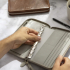 Filofax Органайзер Malden Personal, с цип, камък снимка 2