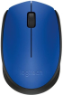 Мишка Logitech M171, безжична wireless, оптичен сензор, 3 бутона, син/черен цвят снимка 1