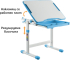 Бюро Ергономичен чин и стол RFG Ergo Tech B207, ученически, син цвят снимка 2