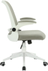 RFG Работен стол Pretty White W, сив снимка 3