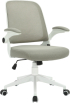 RFG Работен стол Pretty White W, сив снимка 1