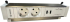 Контакт Модул за бюро с 2 контакта, 2 USB и 2 RJ45 порта, бял снимка 2