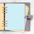 Filofax Пълнител за органайзер Classic, А5, на редове, 6 цвята, асорти снимка 4