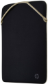 HP Protective Reversible 14inch Black-Gold Laptop Sleeve снимка 3