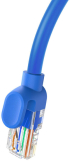 Мрежов кръгъл кабел Baseus RJ45, Cat.6, 0,5 м B00133204311-00 - син снимка 9
