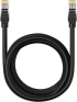 Медна пач корда Baseus B00133206111-04, 1 Gbps, 2х RJ45, PVC, 3м, 1 Gbps, , Черен снимка 3